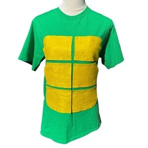 Teenage Mutant Ninja Turtles Handmade Shirt Men’s Small Green Short Sleeve